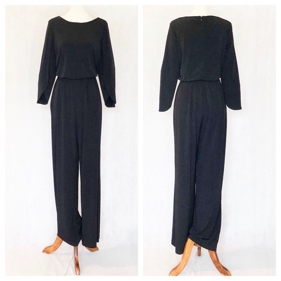 calvin klein split sleeve jumpsuit